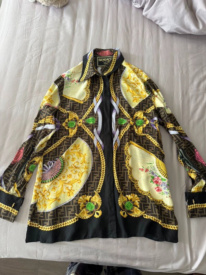 Other Versace Mulberry silk long sleeves Size US XXS / EU 40 - 1 Thumbnail