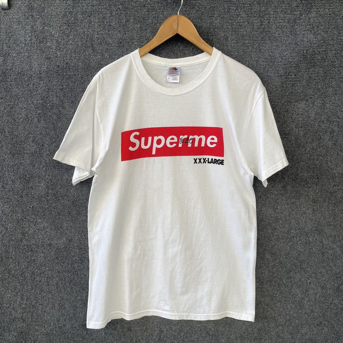 Vintage Superme Humour T Shirt Parody Supreme Box Logo Tops