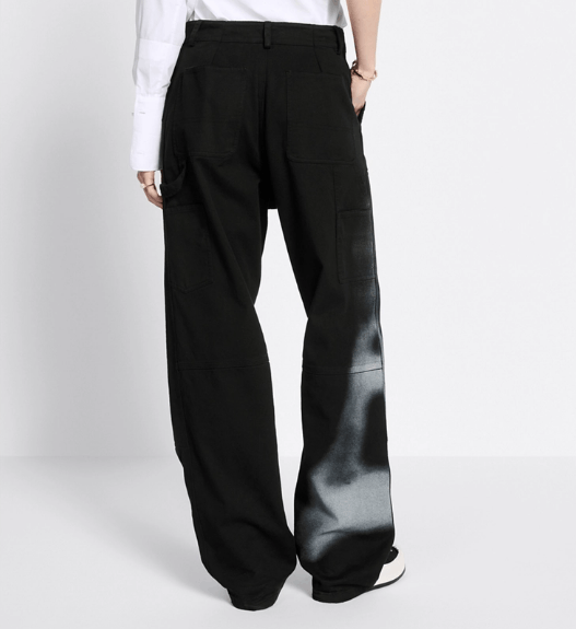 Dior o1w1db11225 427P56 Cargo Pant in Black/White Size 26" / US 2 / IT 38 - 7 Thumbnail