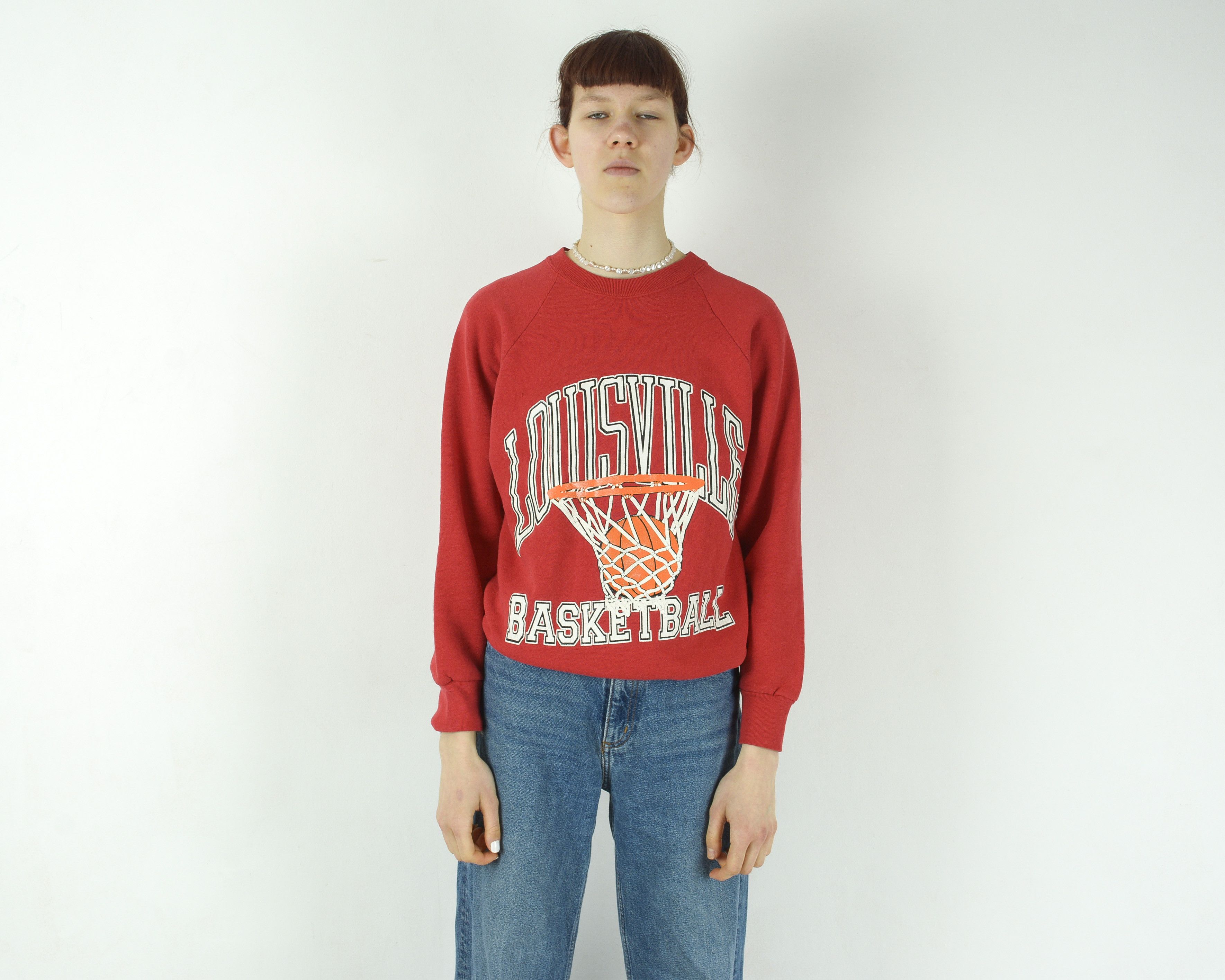 Other × Vintage LOUISVILLE BASKETBALL Pullover Jumper Sweater Sweatshirt Size XS / US 0-2 / IT 36-38 - 1 Thumbnail