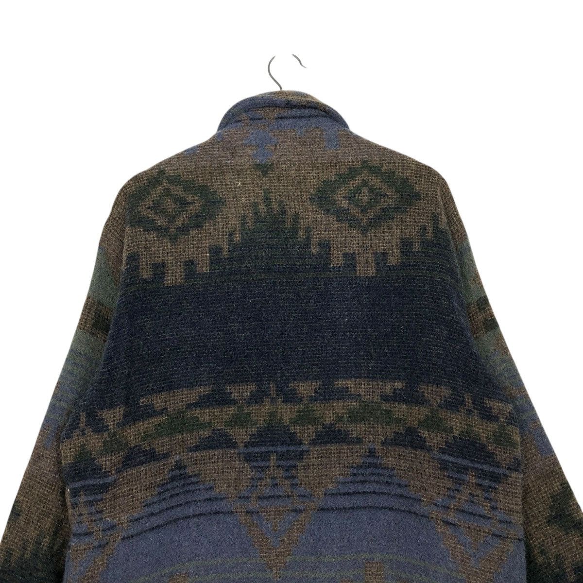L.L. Bean 🔥VINTAGE WOOL CHORE WORK JACKET L.L.BEAN NAVAJO AZTEC NATIVE Size US M / EU 48-50 / 2 - 11 Thumbnail