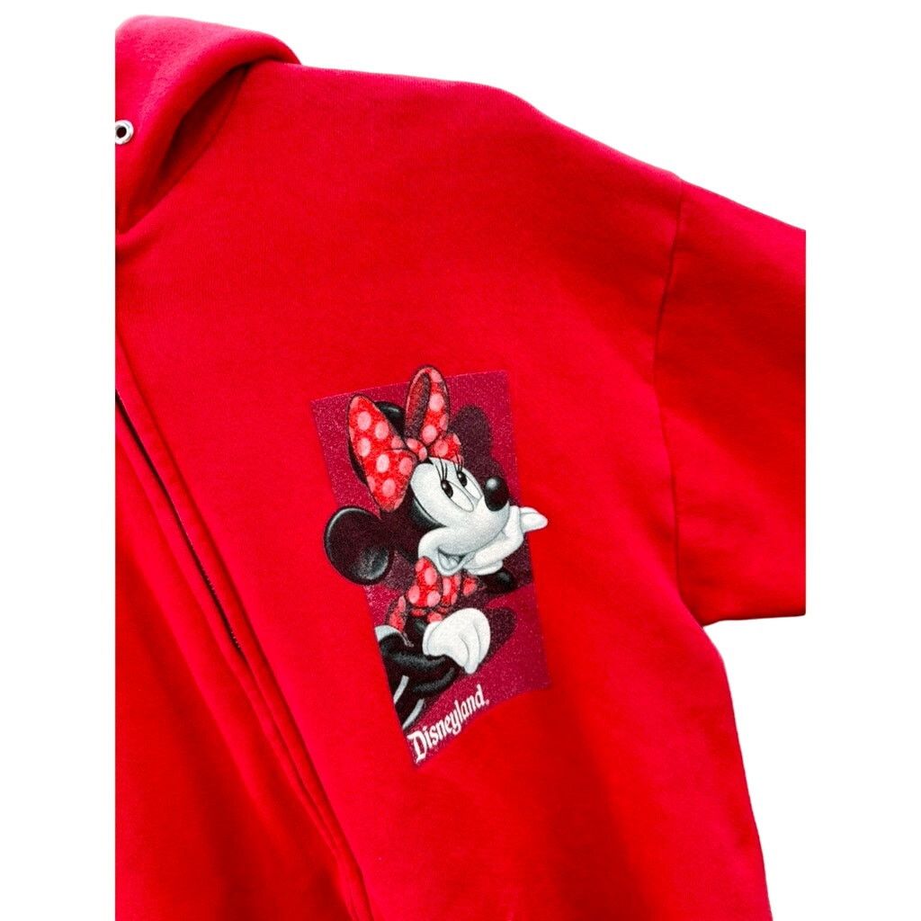 Disney × Vintage Vintage Disneyland Minnie Mouse Full Zip Hoodie Size US L / EU 52-54 / 3 - 5 Thumbnail