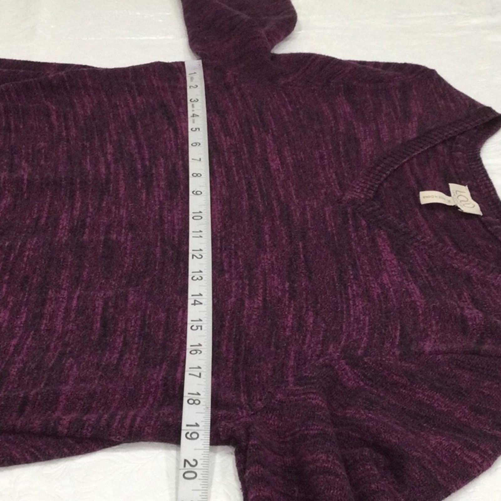 Other LOGO Lori Goldstein Purple Long Sleeve Pockets Sweater M Size M / US 6-8 / IT 42-44 - 14 Thumbnail