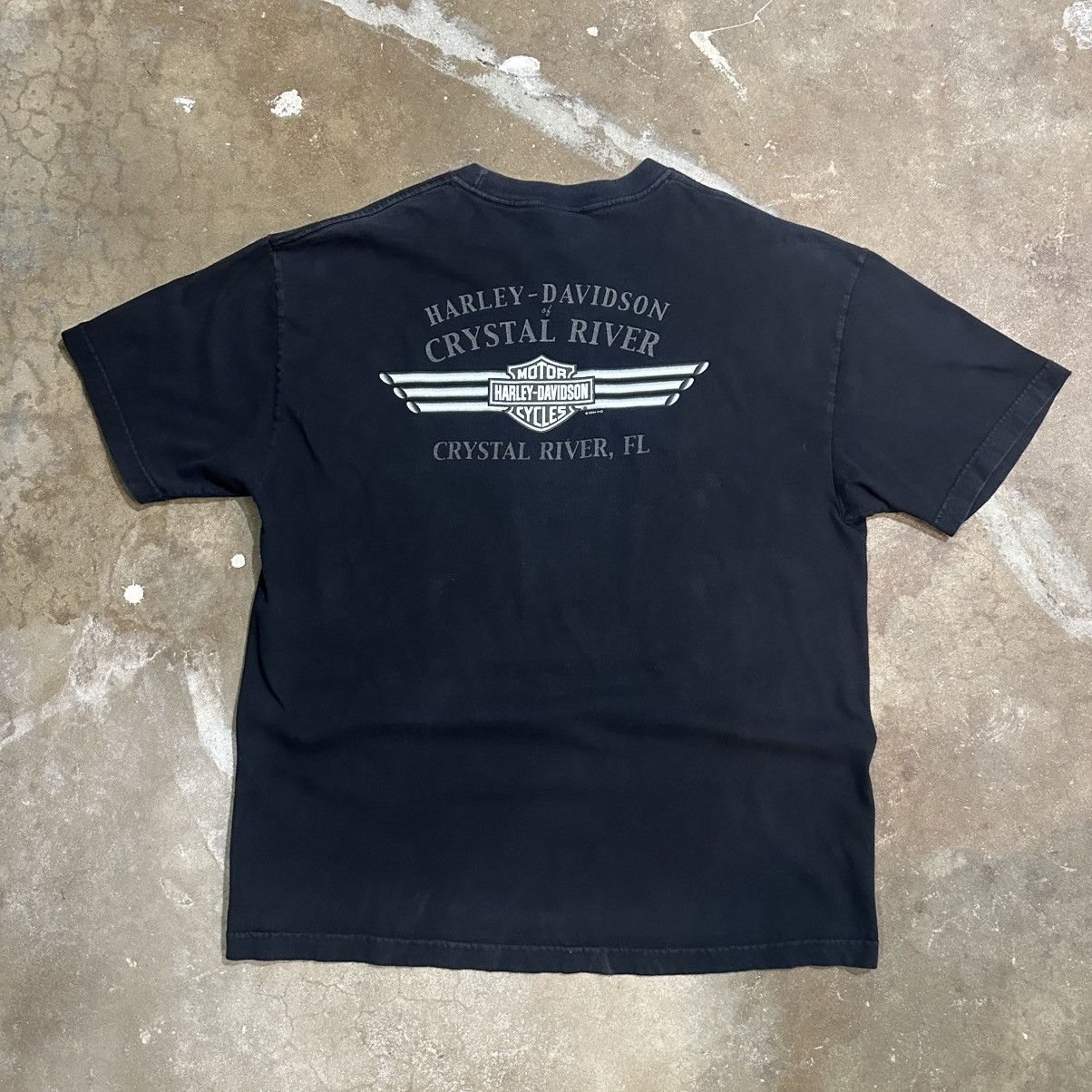 Harley Davidson Vintage Harley Davidson Eagle Breakthrough Tshirt Size US XL / EU 56 / 4 - 4 Thumbnail