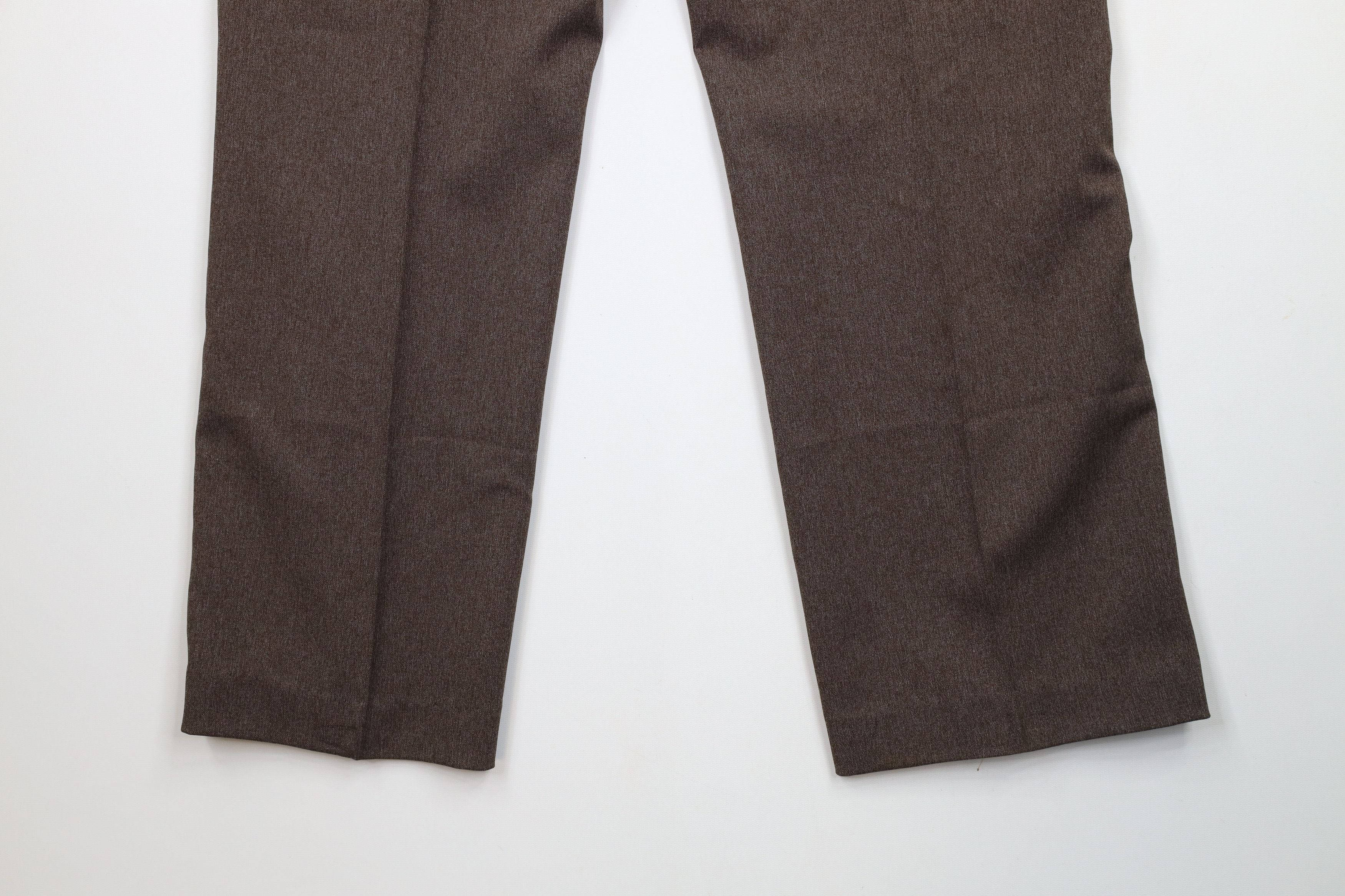 Levi's × Vintage Vintage 70s 80s Levis Flared Wide Leg Chino Pants Brown USA Size US 36 / EU 52 - 14 Thumbnail