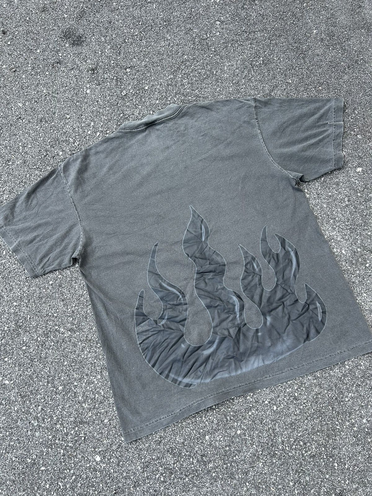 image of Vintage Flame Sunfaded Tees in Grey, Men's (Size XL)