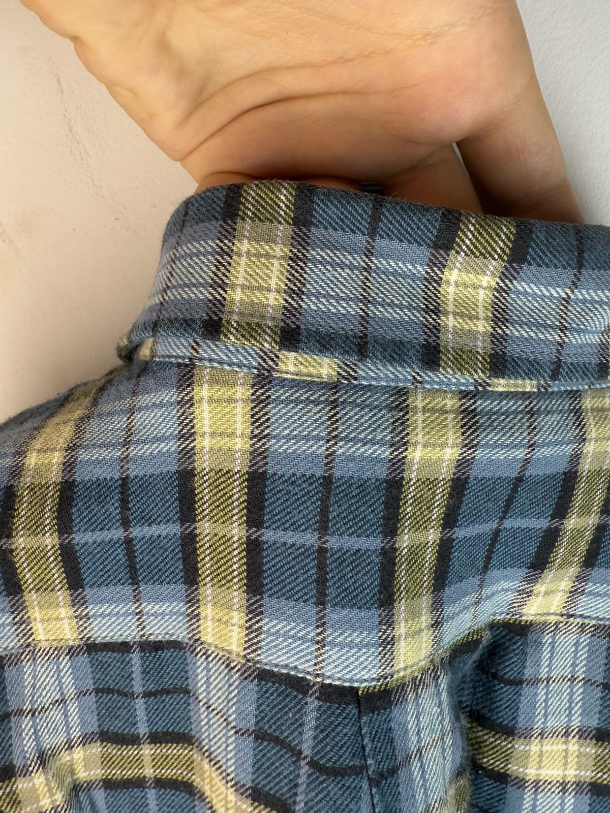 Yves Saint Laurent YSL Shirt Check Plaid Flannel Vintage Yves Saint Laurent Size US XL / EU 56 / 4 - 14 Thumbnail