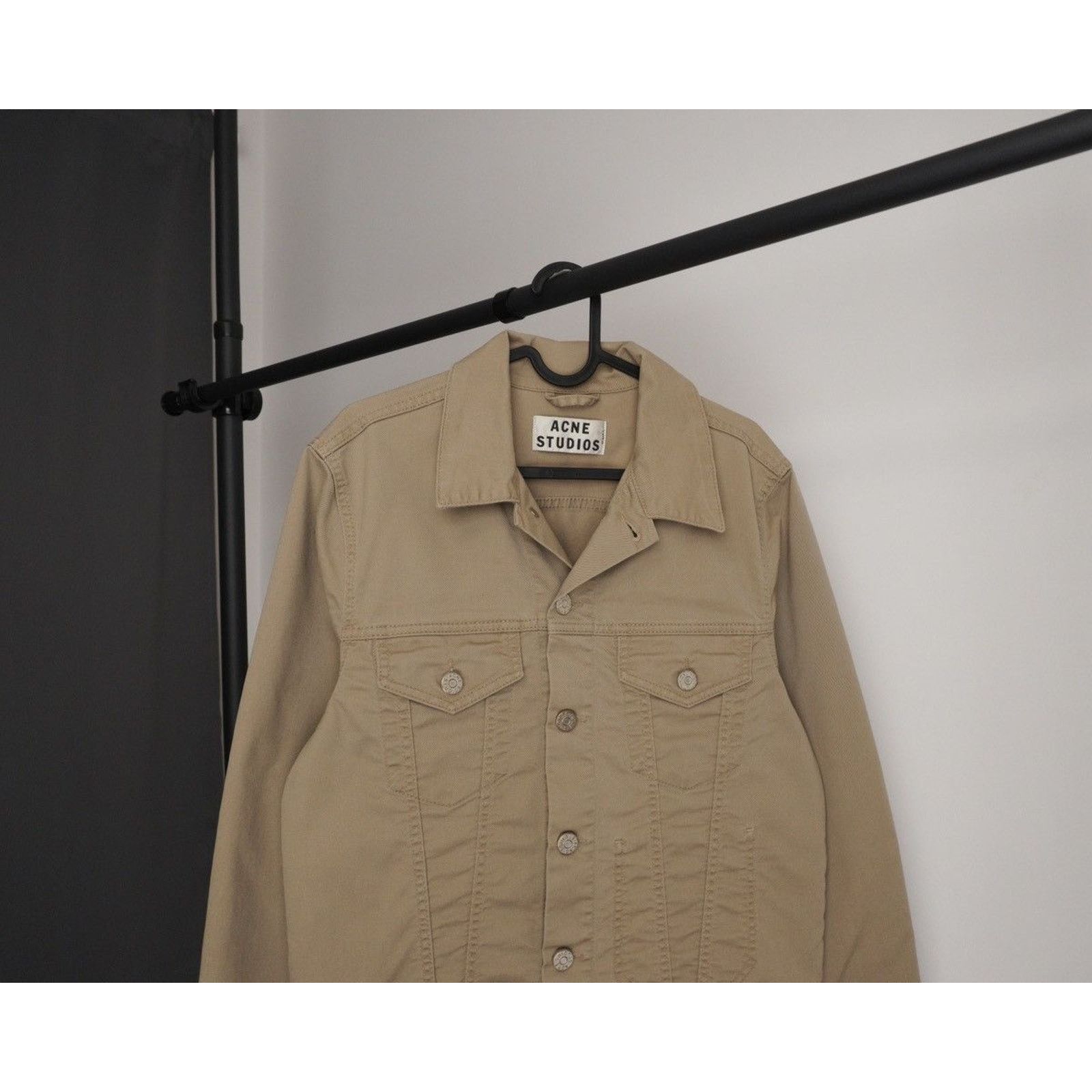 Acne Studios Acne studios beige jam ups denim jacket Size US M / EU 48-50 / 2 - 2 Thumbnail