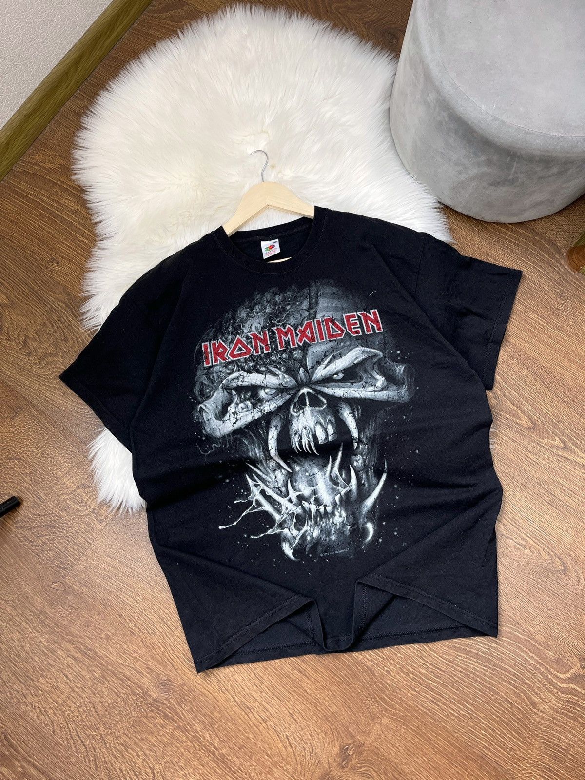 Band Tees × Iron Maiden × Vintage Vintage Y2K Iron Maiden Mens Powerslave Full Print Band Tee Size US XL / EU 56 / 4 - 1 Thumbnail
