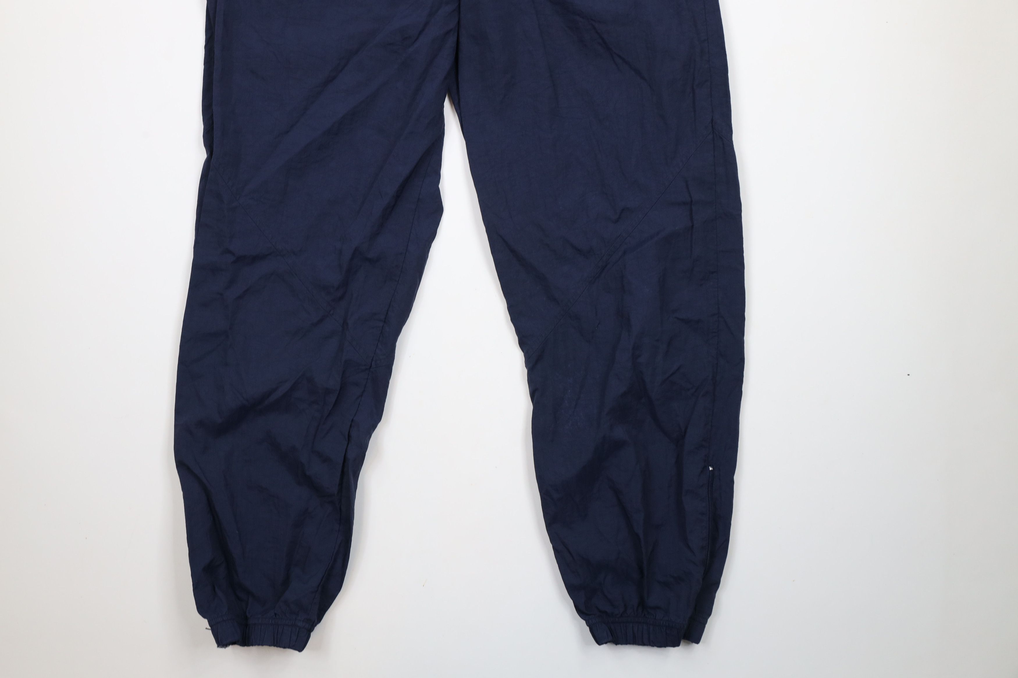 Nike Vintage 90s Nike Scott Mini Swoosh Nylon Joggers Pants Blue Size US 38 / EU 54 - 4 Thumbnail