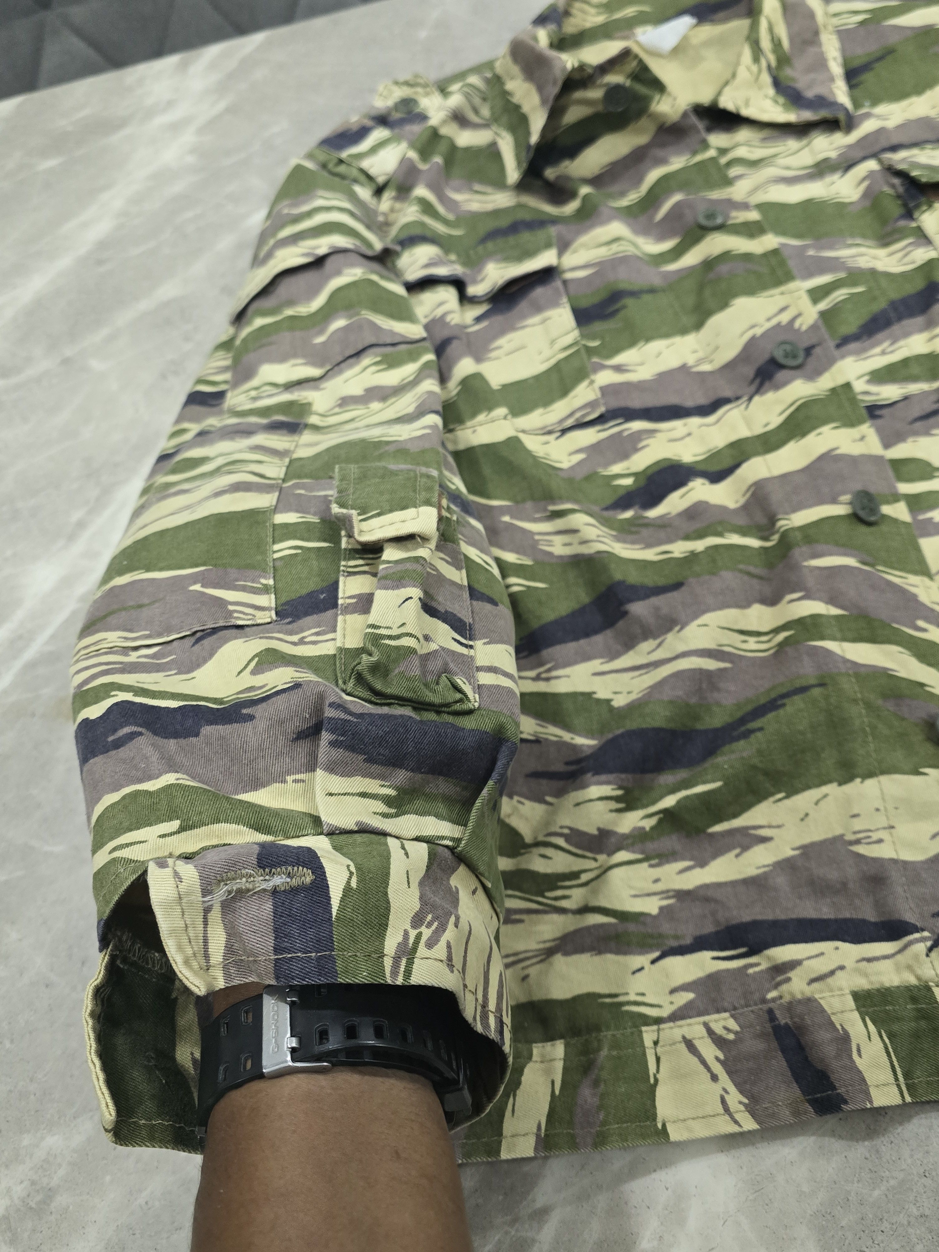 Other Rare! Vintage 80s Russian Tiger Stripe camo Jacket. Size US XL / EU 56 / 4 - 6 Thumbnail