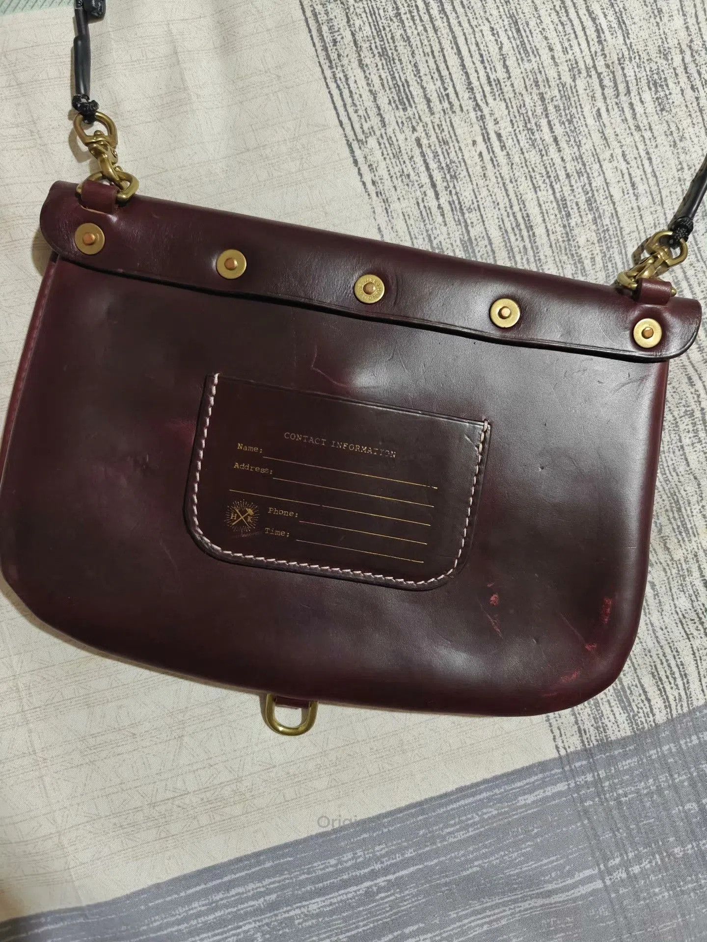 Thread Workshop HK Workshop Horween Leather Crossbody Walkbag. Size ONE SIZE - 4 Thumbnail