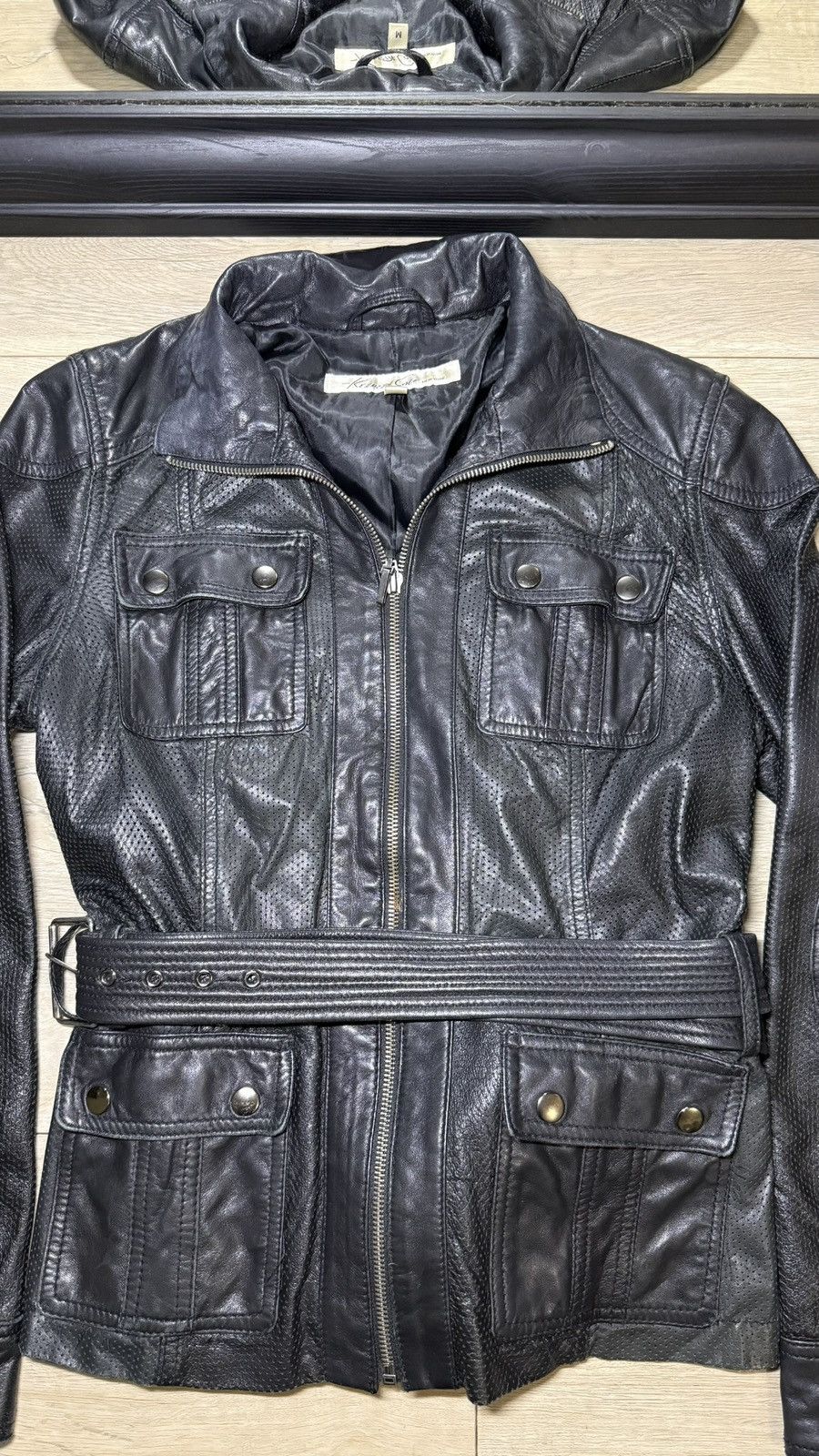 Kenneth Cole Vintage / Y2K Kenneth Cole Leather Tactical Adjustable Belt Size M / US 6-8 / IT 42-44 - 3 Thumbnail