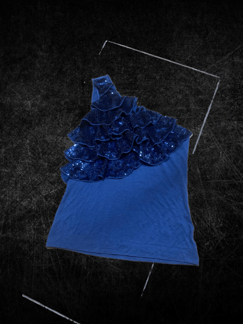 Miss Sixty Miss Sixty Y2K Stunning Beaded One Shoulder Top Size M / US 6-8 / IT 42-44 - 1 Thumbnail