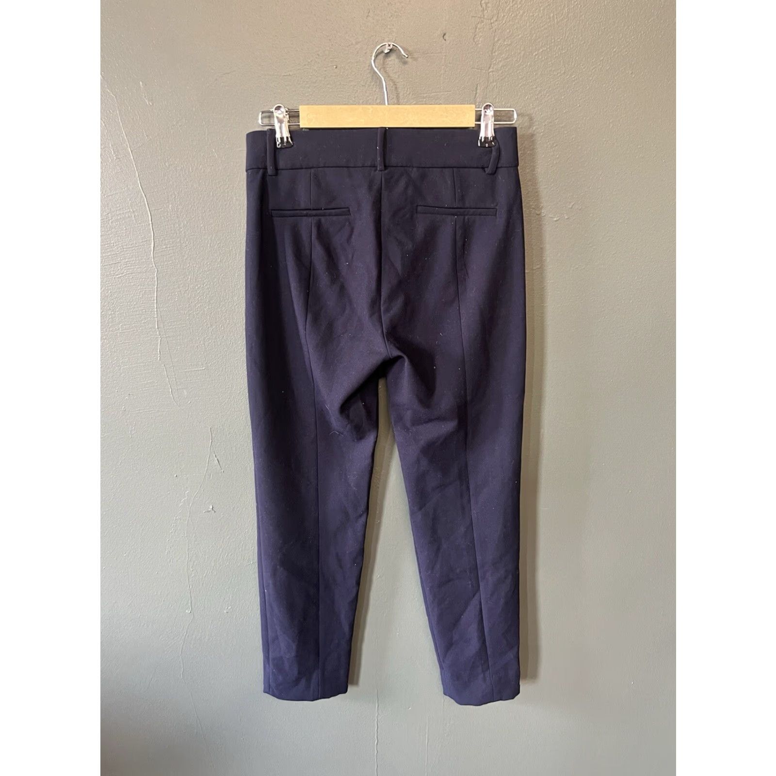 J.Crew J.CREW Slim Crop Cameron in Blue Four Season Stretch Ankle Crop Pants 2 Size 26" / US 2 / IT 38 - 2 Thumbnail