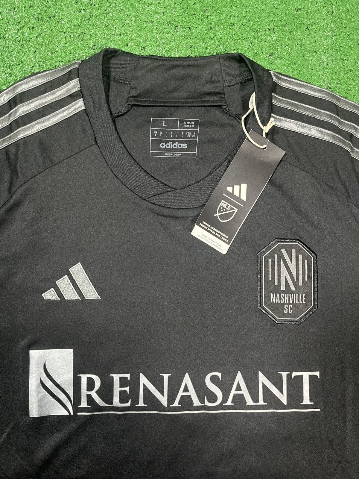 Adidas 2023 NASHVILLE SC AWAY JERSEY Size US L / EU 52-54 / 3 - 3 Thumbnail