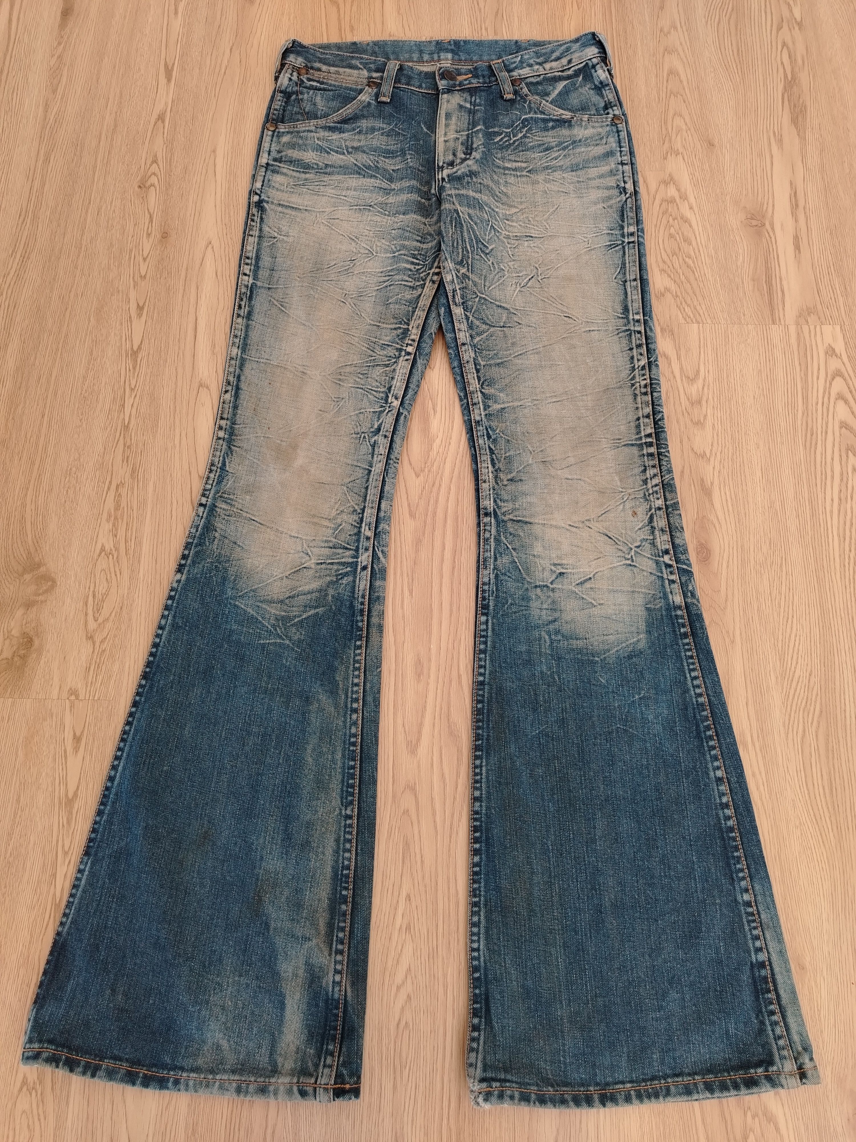 Japanese Brand Bootcut Flare Jeans Wrangler Vintage Size US 30 / EU 46 - 1 Thumbnail