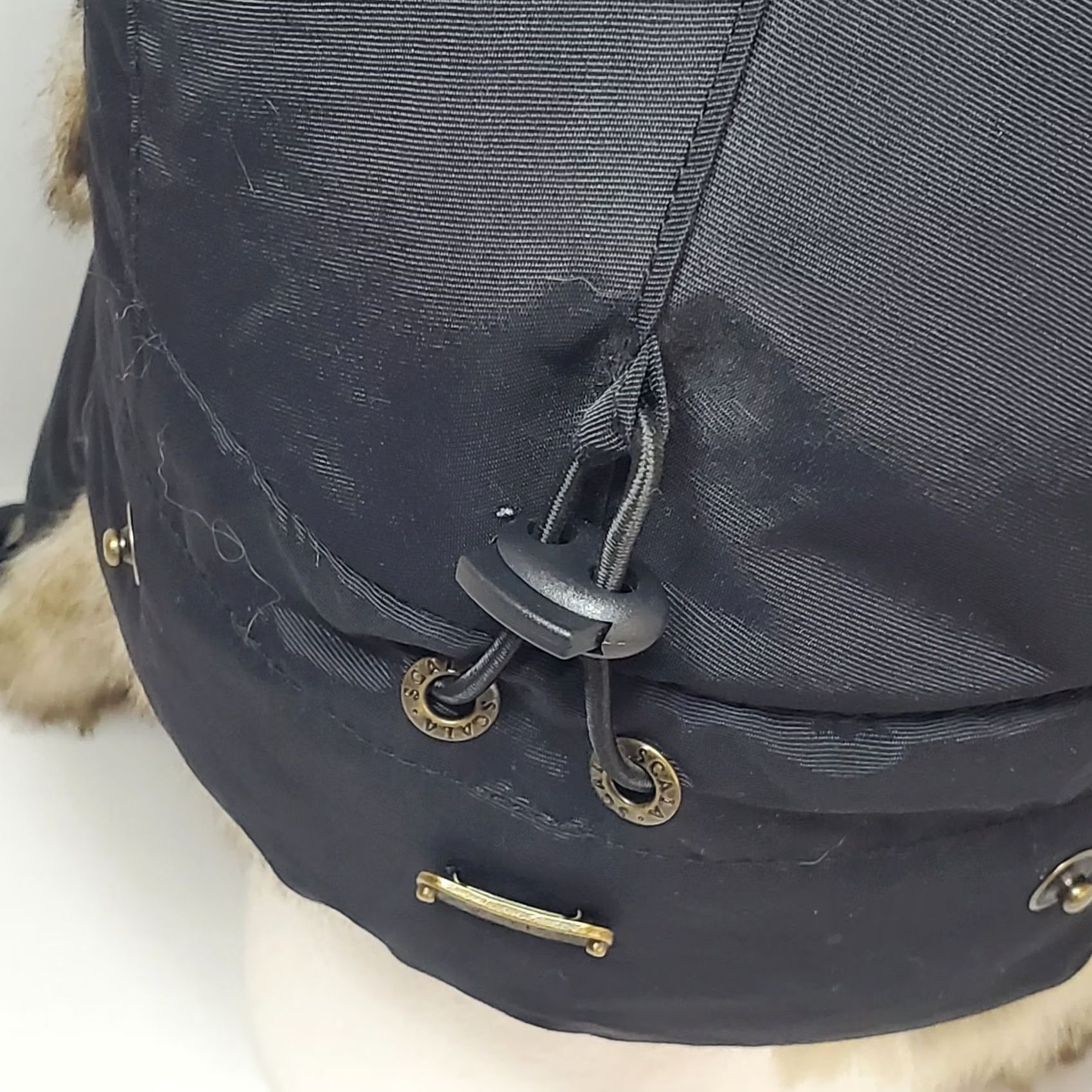 Vintage VINTAGE Scala Mens S/M Aviator Bomber Faux Fur Hat Cap Adjustable Black 90s Outdoor Ski Mens Size ONE SIZE - 7 Thumbnail