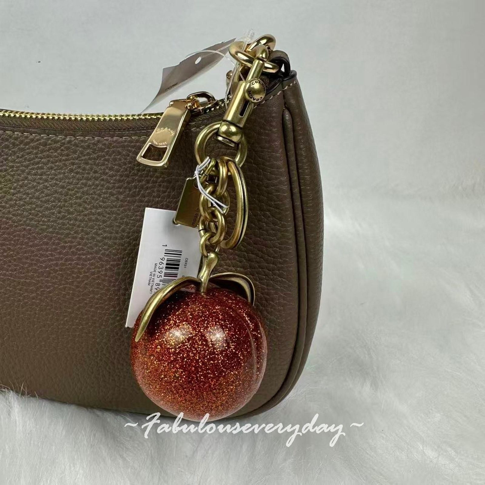 Coach Coach The Summer I Turned Pretty Peach Bag Charm Keychain Size ONE SIZE - 1 Thumbnail