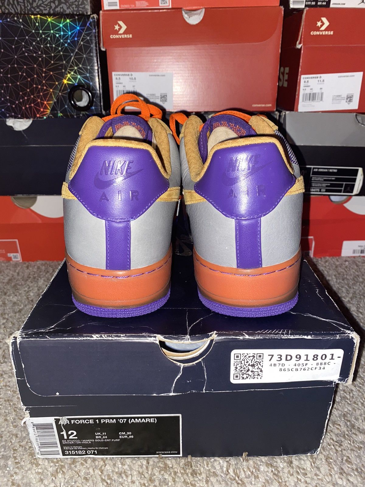 Nike × Vintage Air Force 1 Prm ’07 “Amare Stoudemire ”(2007) Size 12 New Size US 12 / EU 45 - 4 Thumbnail