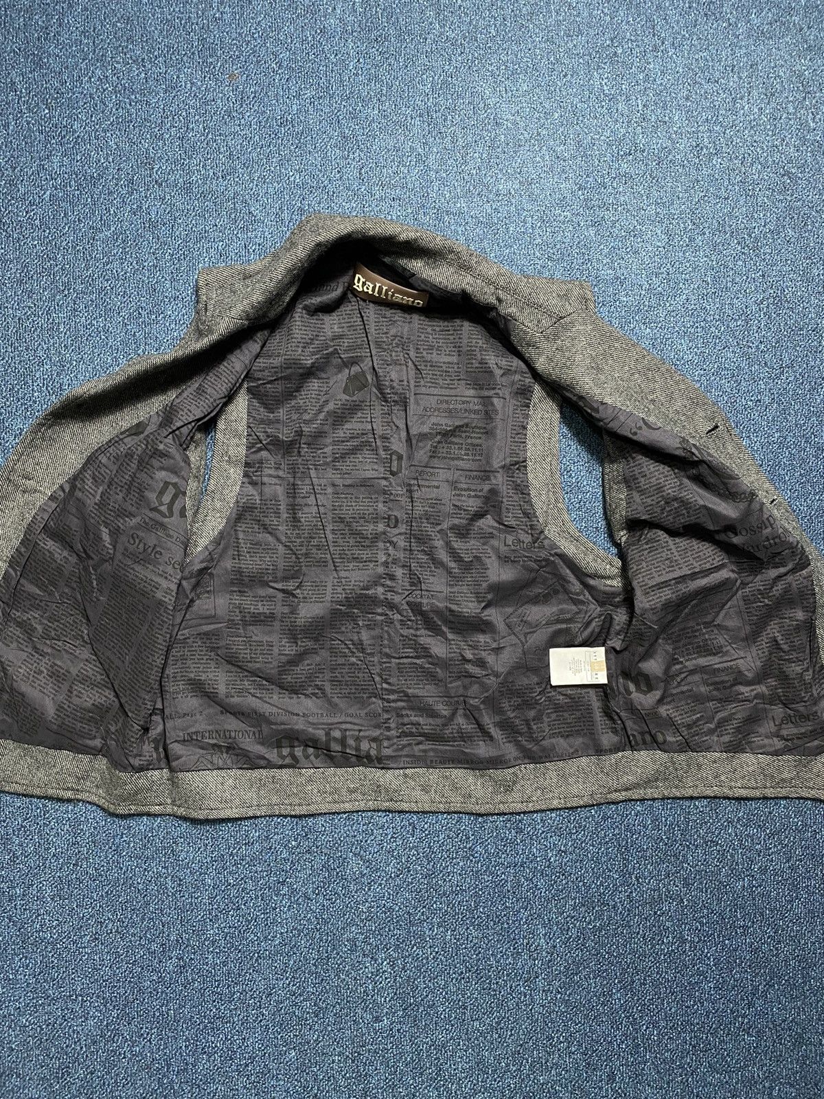 John Galliano Galliano - Grey Vest Size US M / EU 48-50 / 2 - 3 Thumbnail