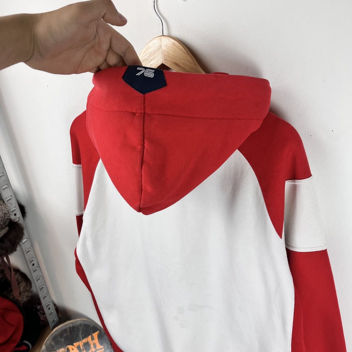 Nike Vintage Hoodie Nike Racer Big Logo Haft 90s Nba Sportswear Size US L / EU 52-54 / 3 - 17 Thumbnail