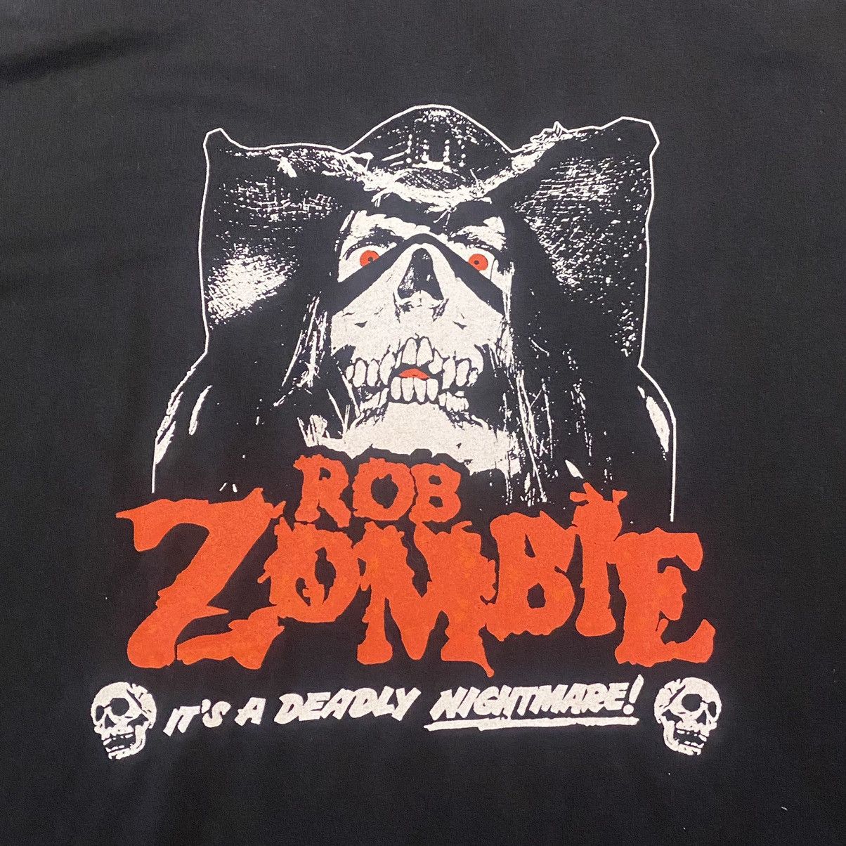 Band Tees Vintage Early 2000 Rob Zombie It’s Deadly Nightmare Band Tee Size US XXL / EU 58 / 5 - 5 Thumbnail