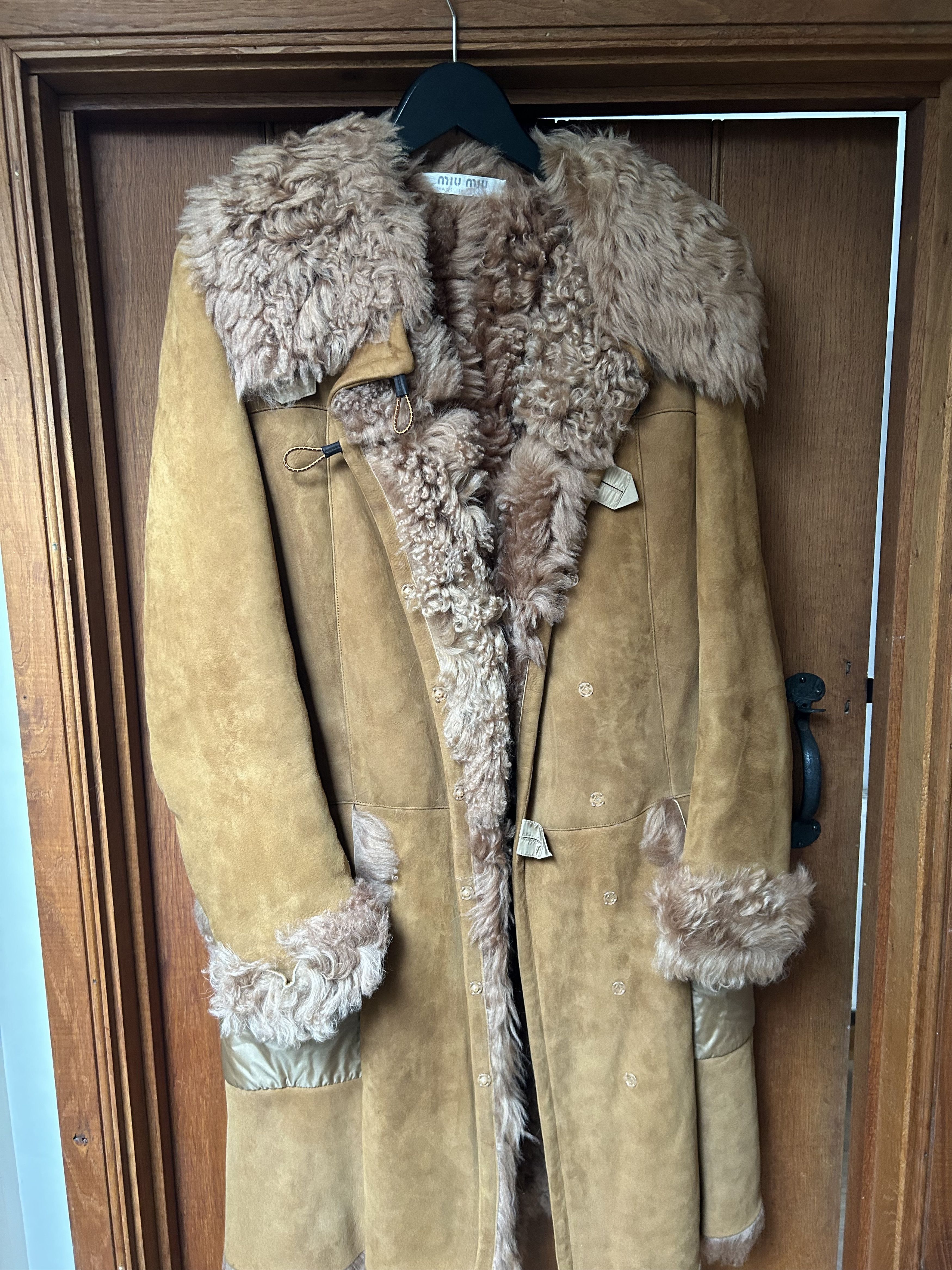 Prada Luxurious Sheepskin/lambs wool full length coat-one off Size M / US 6-8 / IT 42-44 - 1 Thumbnail