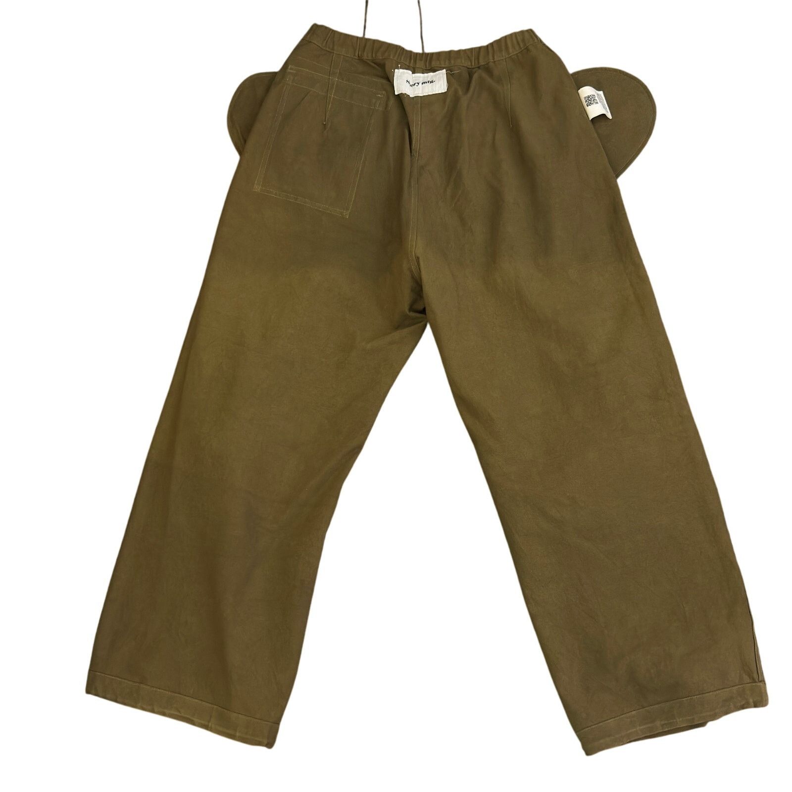 Story Mfg. Story mfg. Khaki Paco Trousers Wideleg slub canvas trousers Size US 30 / EU 46 - 12 Thumbnail