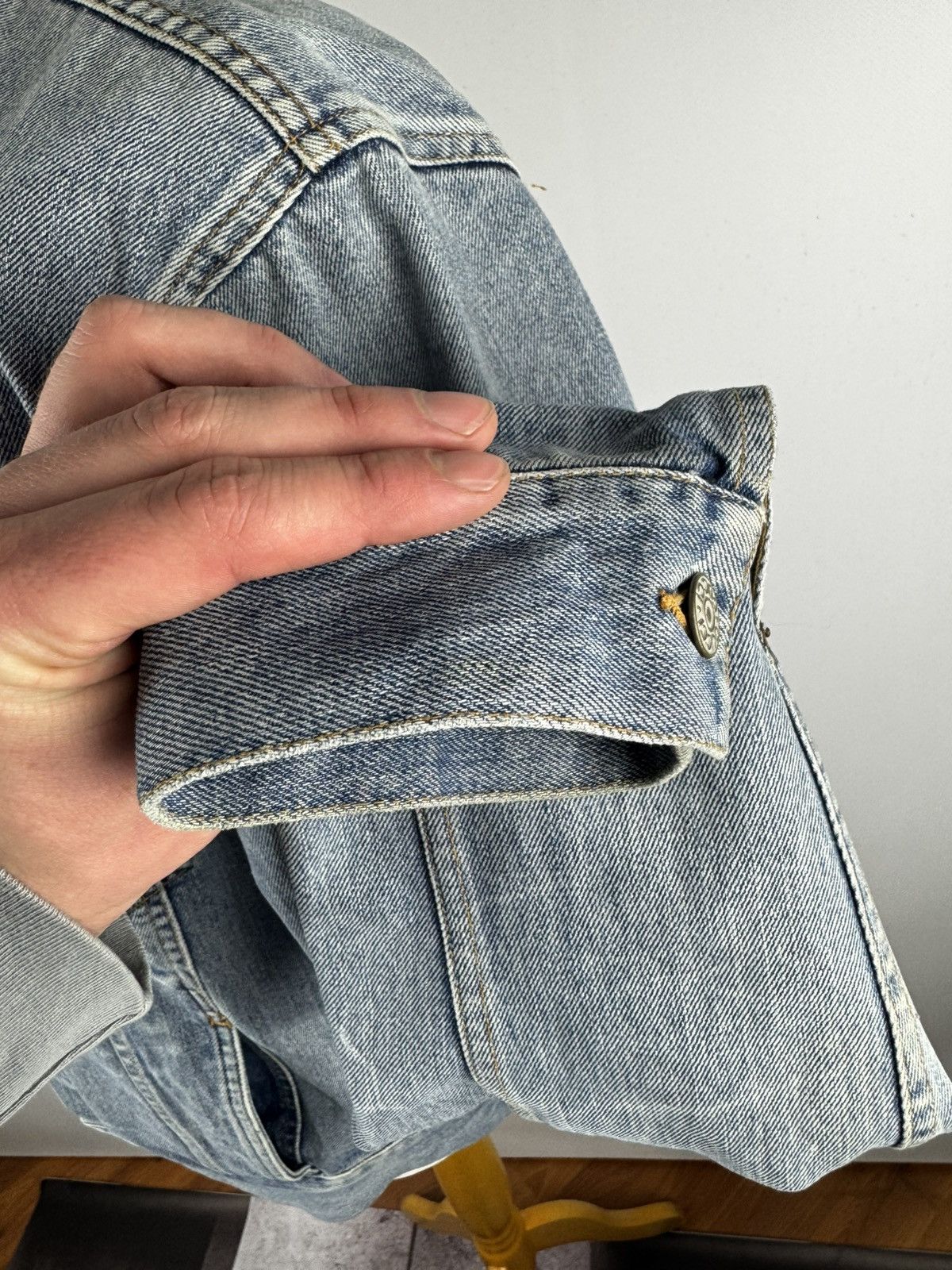 Gucci × Vintage Gucci Denim Jacket Vintage Rare Size US L / EU 52-54 / 3 - 8 Thumbnail