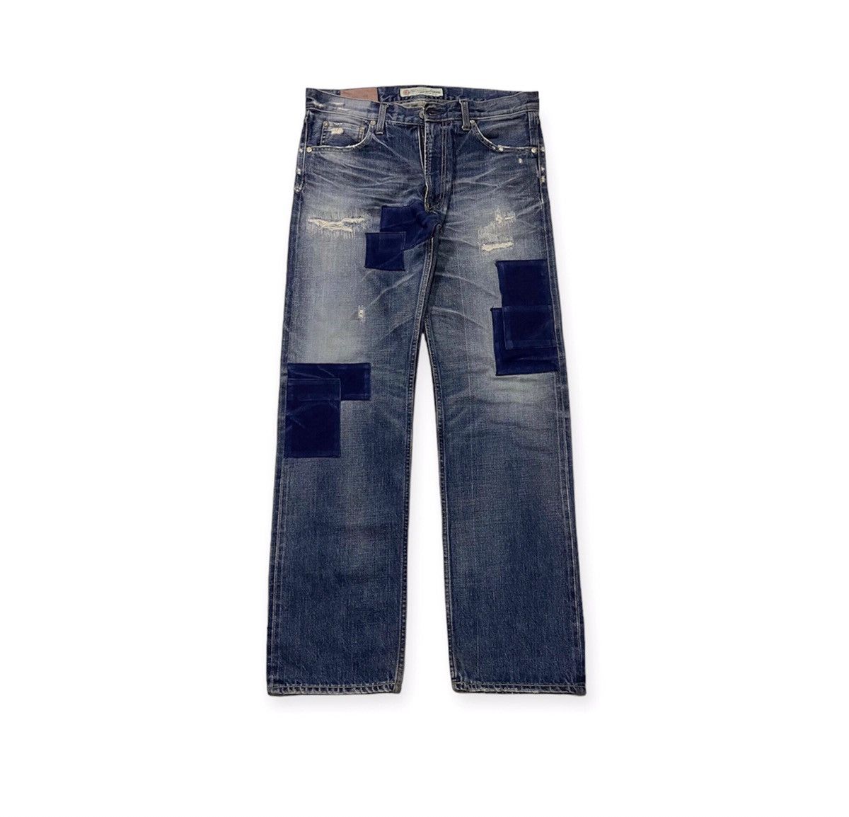 FDMTL Distressed Selvedge Denim Size US 34 / EU 50 - 1 Thumbnail