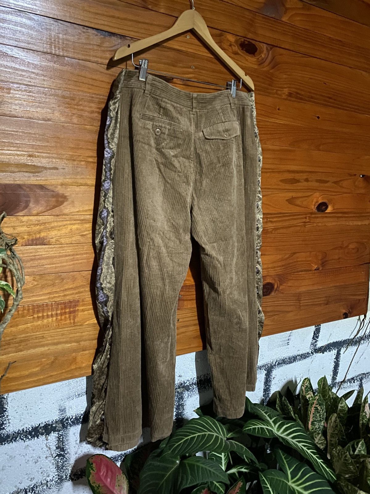 GU × Undercover GU × UNDERCOVER Hybrid Corduroy Patchwork Pants Avant-Garde Size US 36 / EU 52 - 9 Thumbnail