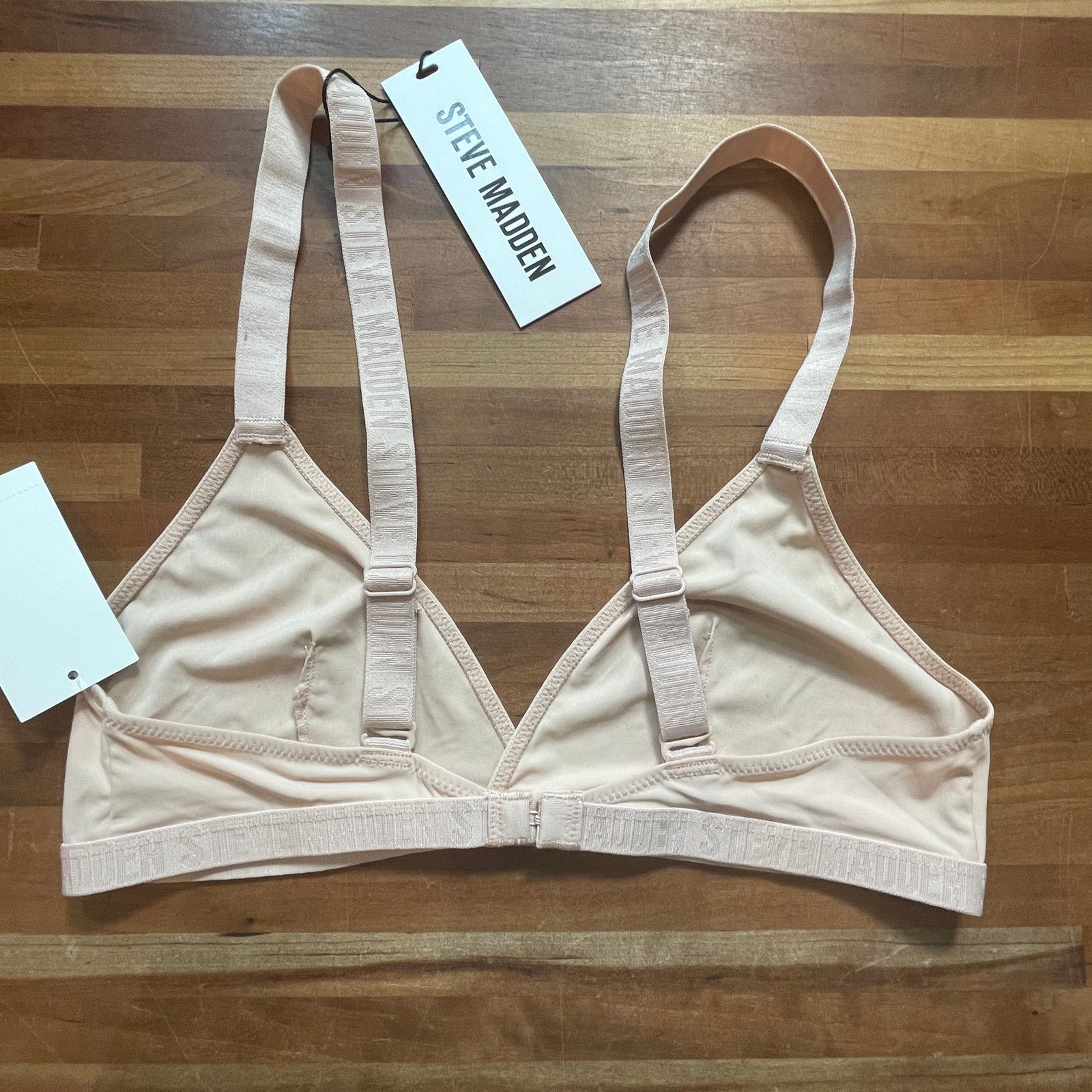 Steve Madden Steve Madden Women’s Triangle X-Back Lounge Bra tan medium Size ONE SIZE - 2 Thumbnail