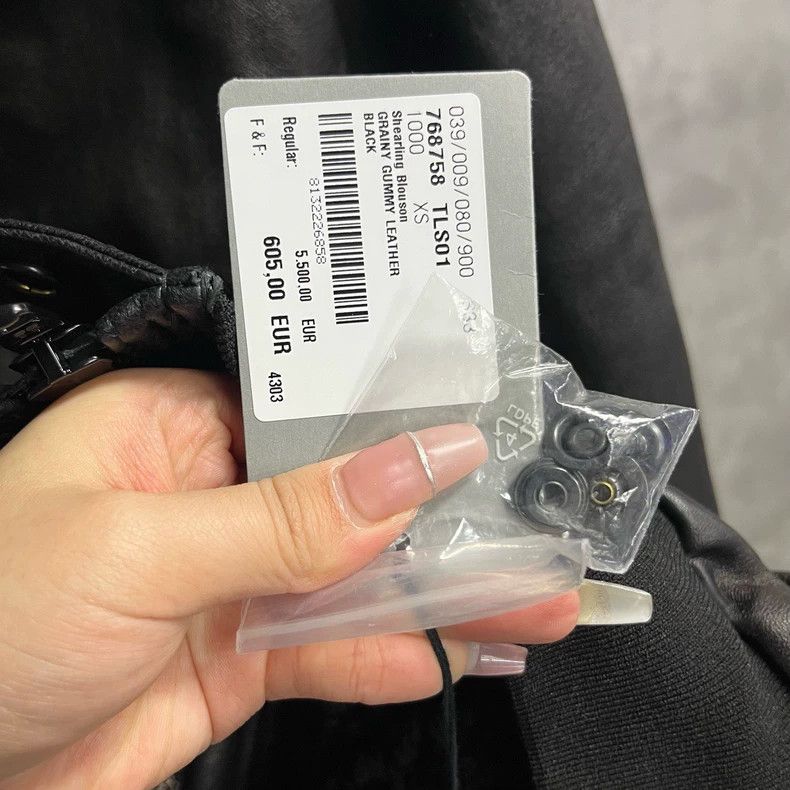 Balenciaga Balenciaga Sporty B Solid Logo Embroidered Lapel Lined Gra Size US XS / EU 42 / 0 - 5 Thumbnail