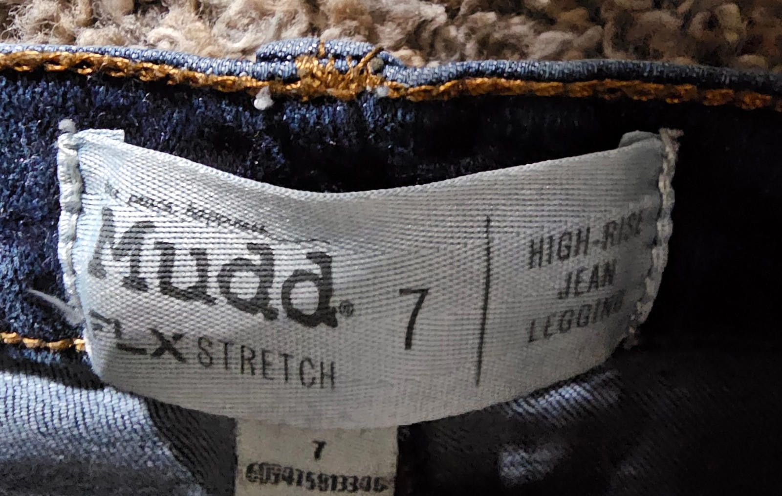 Steve Madden Mudd Women’s 7 High Rise Jean Legging Jegging Stretch FLX Size 30" / US 8 / IT 44 - 3 Thumbnail