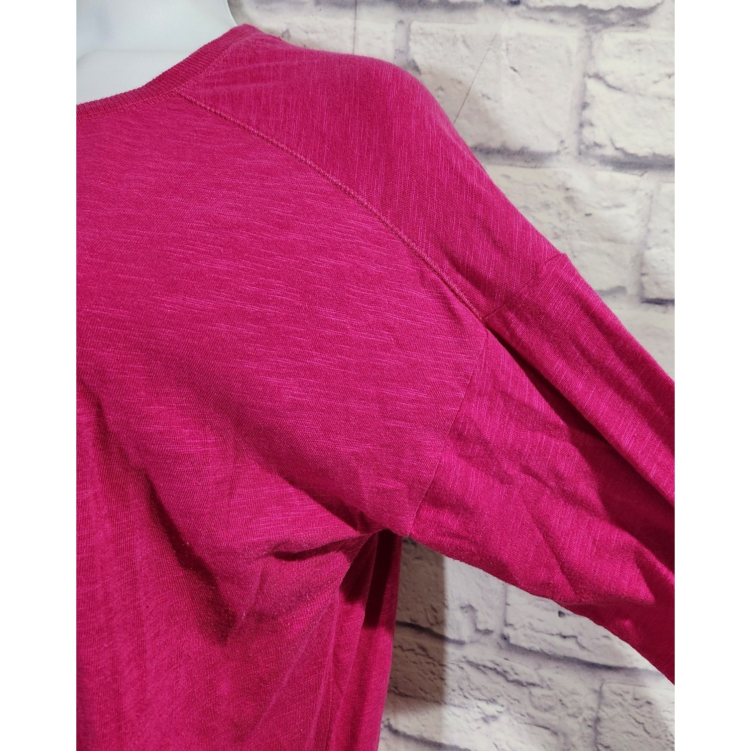 Other Secret Treasures Fuchsia Embroidered Cuddle All Day Top S Size S / US 4 / IT 40 - 2 Thumbnail