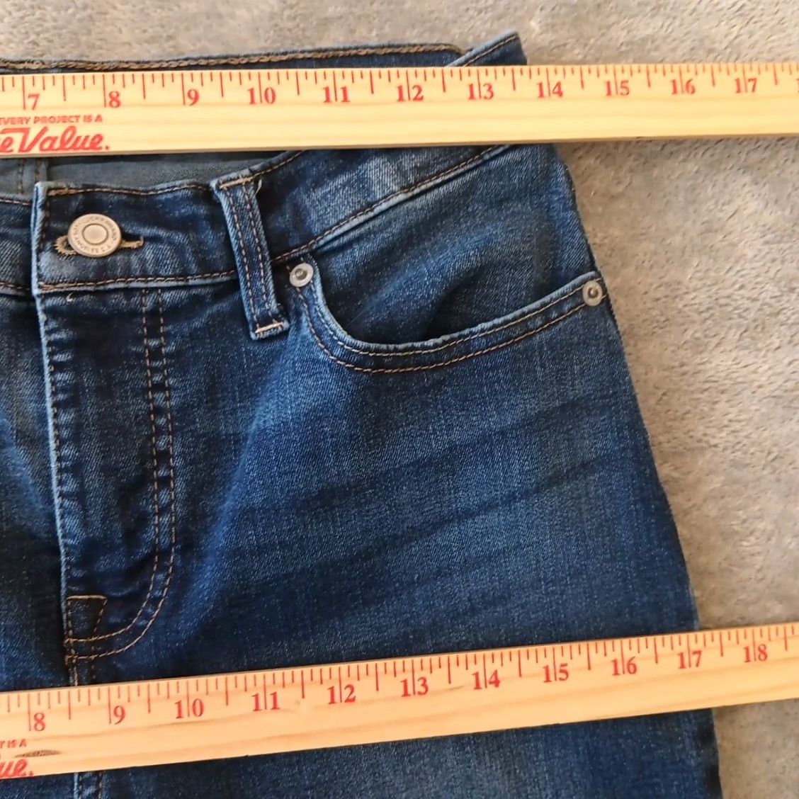 Lucky Brand Lucky Brand Skinny Ava Jeans - Womens Size 6/28 Blue Dark Wash 26x26 Mid Rise - Vintage - No Size 28" / US 6 / IT 42 - 3 Thumbnail