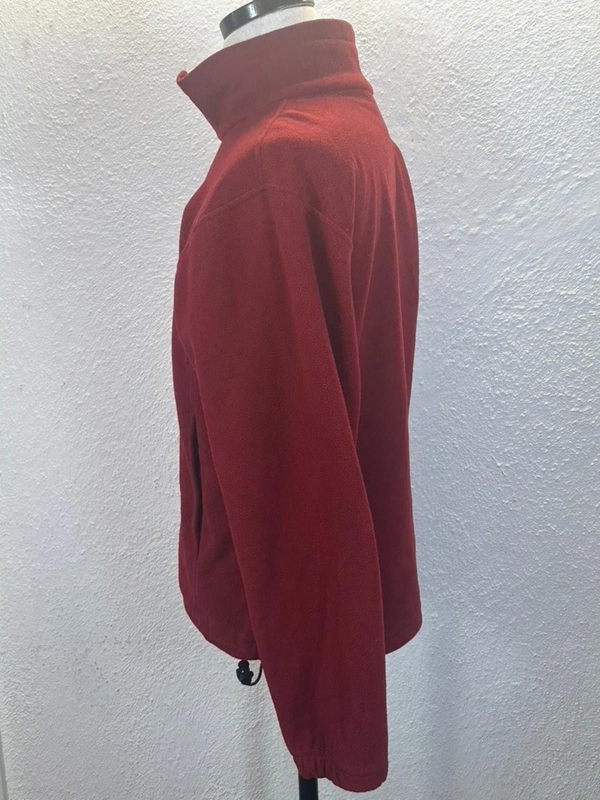 Bass Pro Shops Bass Pro Shops Men's Small Red Full Zip Fleece Jacket Size US S / EU 44-46 / 1 - 2 Thumbnail
