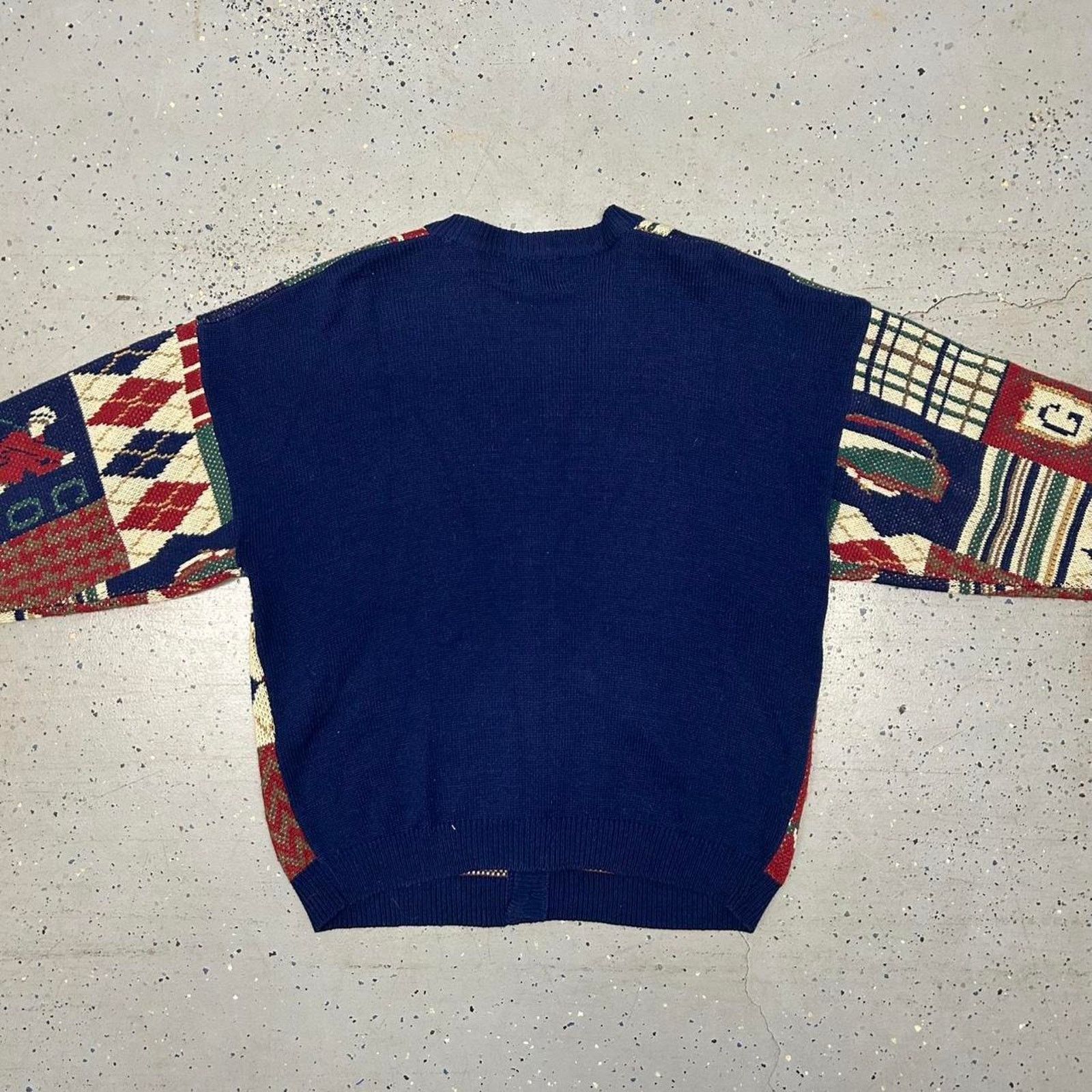 Other VTG Golf cardigan sweater in multi-coloured hues Size US XL / EU 56 / 4 - 5 Thumbnail