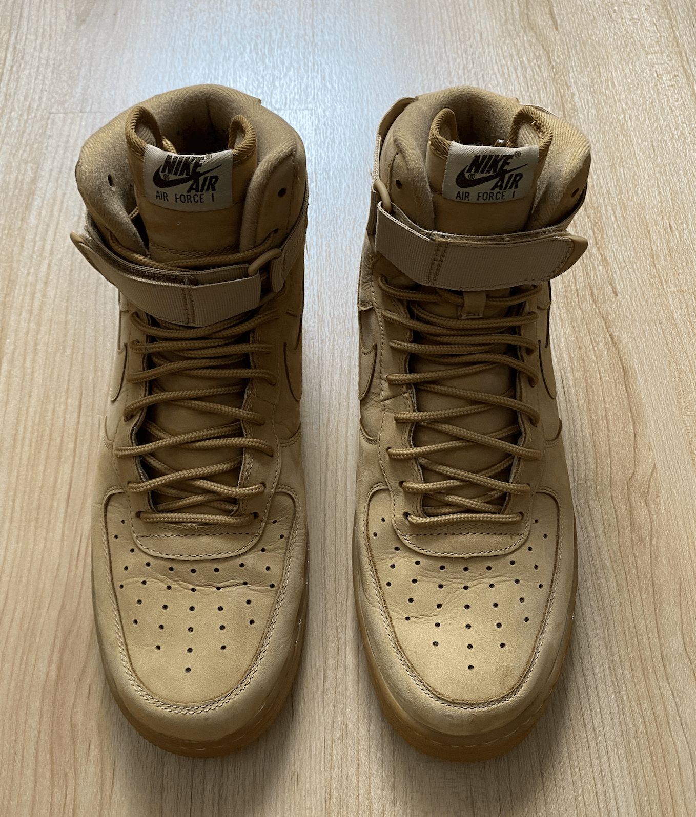Nike AIR FORCE 1 HI FLAX Size US 10.5 / EU 43-44 - 1 Thumbnail