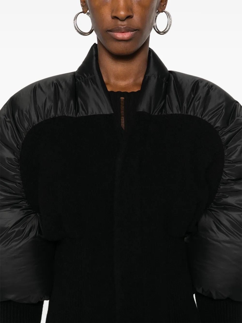 Rick Owens o1y0126 Shell Jacket in Black Size M / US 6-8 / IT 42-44 - 2 Thumbnail