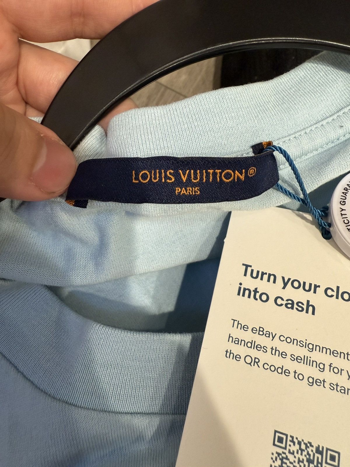 Louis Vuitton Louis Vuitton Blue Gradient Monogram T Shirt Size US XL / EU 56 / 4 - 5 Thumbnail