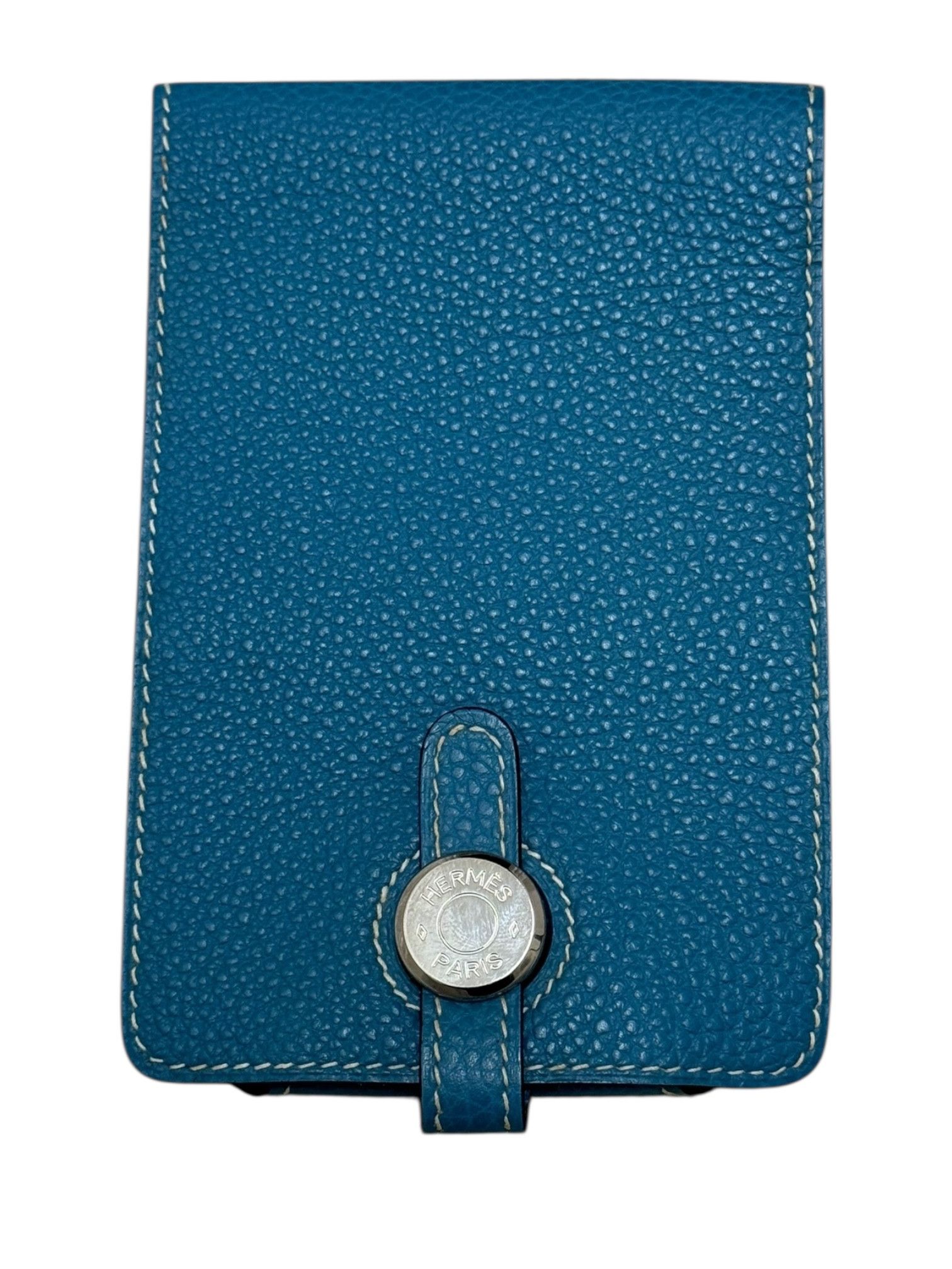 Hermes Hermes Blue Togo Leather Notepad Cardholder Wallet Size ONE SIZE - 2 Thumbnail