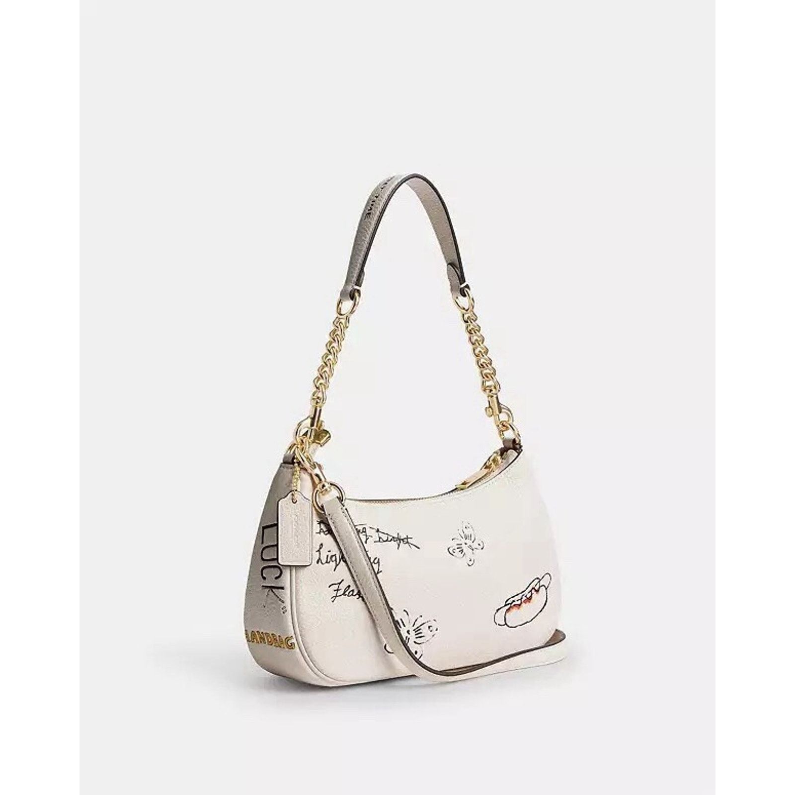 Coach NWT Coach Sketch Teri Shoulder Crossbody Handbag CAK17 Chalk Size ONE SIZE - 9 Thumbnail