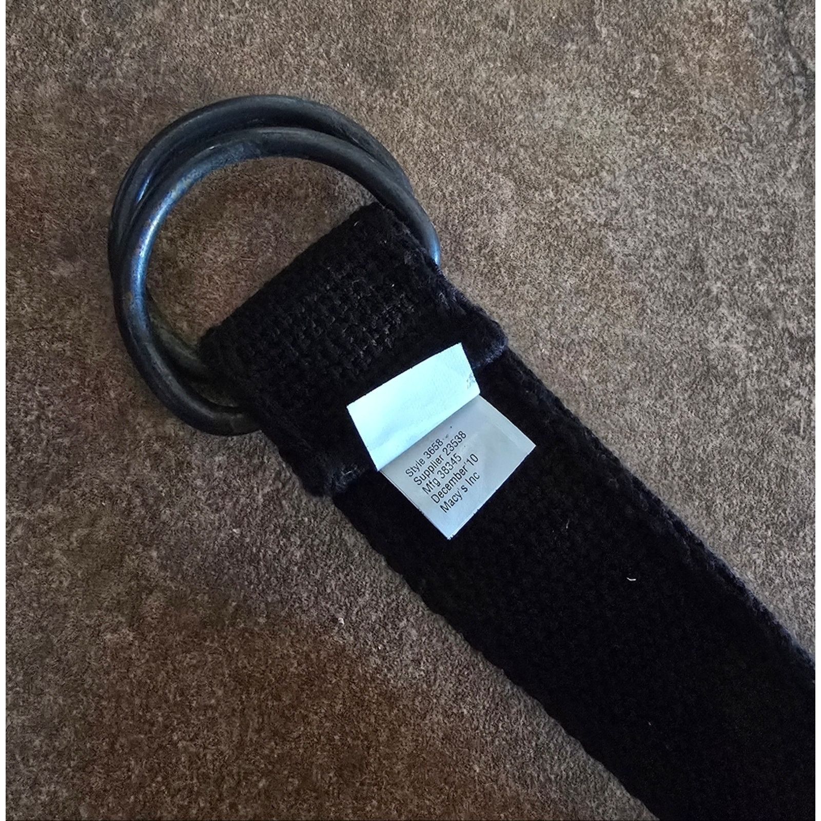 Other Black Heavy Duty | MACY'S | 36 Belt Size ONE SIZE - 4 Thumbnail