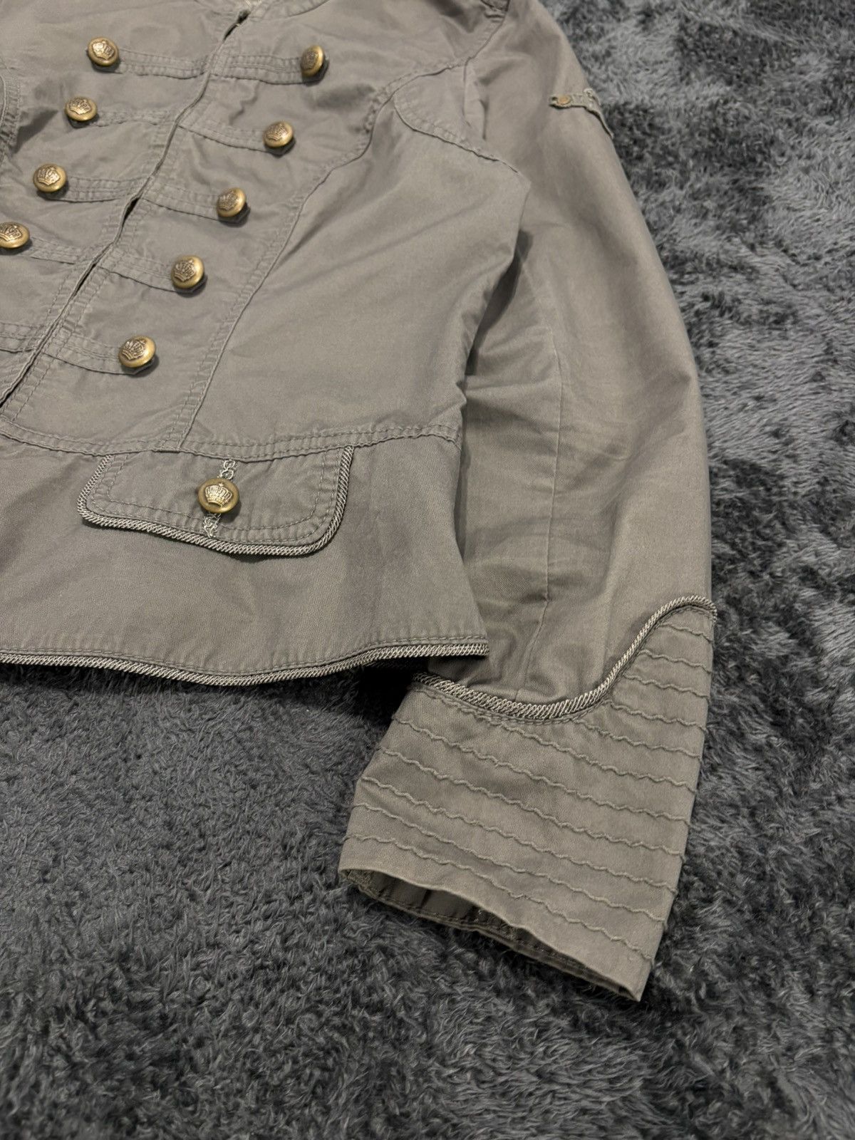 Hysteric Glamour × Undercover 00s Napoleon Military Jacket Coat YSL PPFM Balmain Vibe Size L / US 10 / IT 46 - 4 Thumbnail