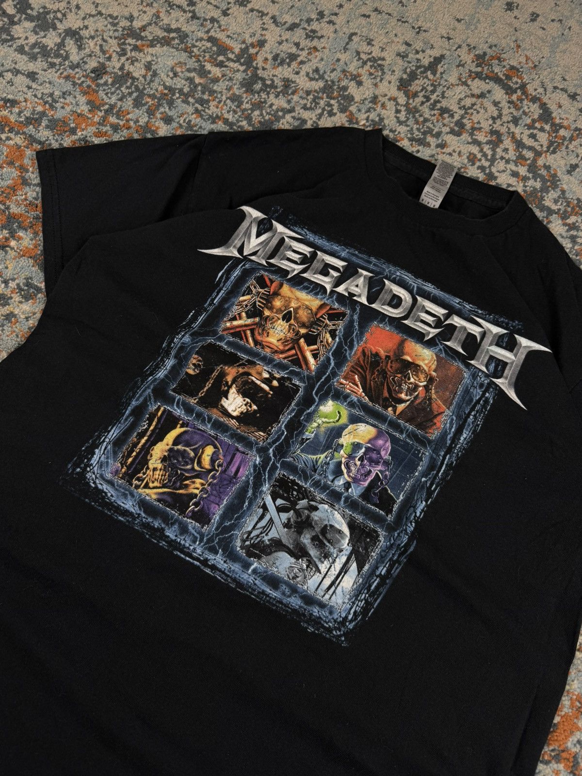 Band Tees Vintage y2k Megadeth album covers graphic band tee metal Size US M / EU 48-50 / 2 - 3 Thumbnail