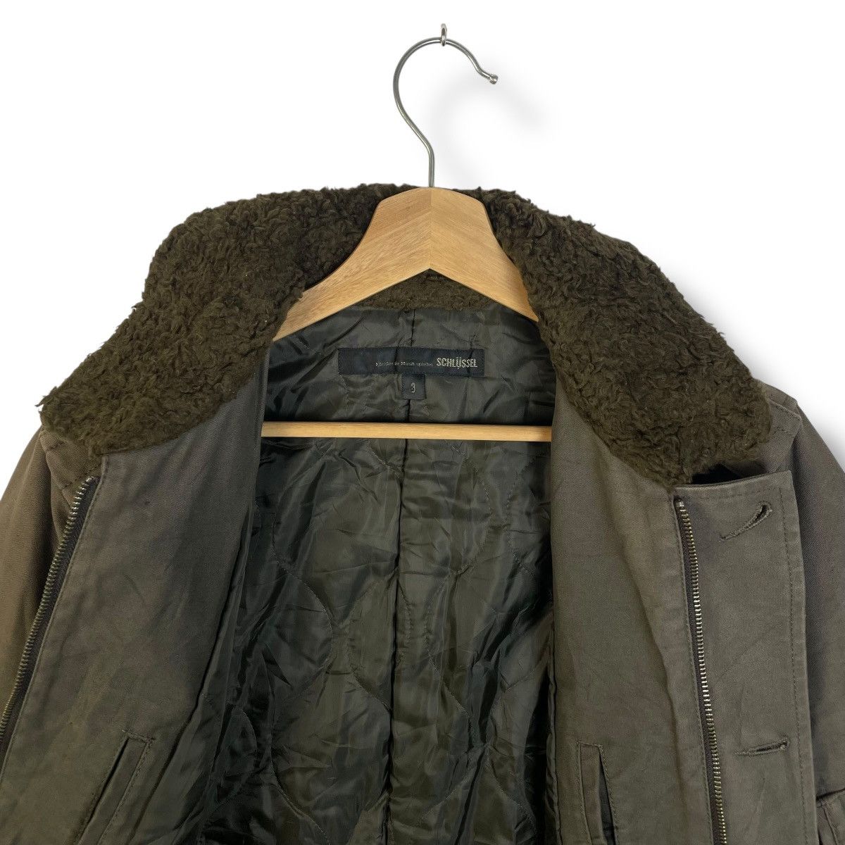 Schlussel 🇯🇵 SCHLUSSEL FUR BOA COLLAR MILITARY PUNK JACKET Size US M / EU 48-50 / 2 - 11 Thumbnail
