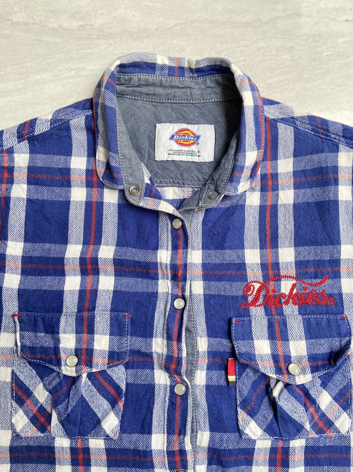 Dickies WILLIAMSON DICKIES Blue Long Shirt Size US XS / EU 42 / 0 - 10 Thumbnail