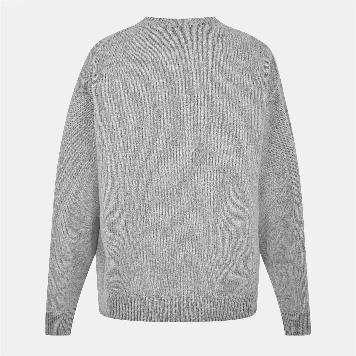 Dsquared2 o1g2r1mq0426 Ribbed Crew Neck Jumper in Grey Size US XL / EU 56 / 4 - 2 Thumbnail